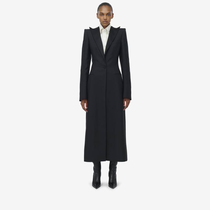 ALEXANDER MCQUEEN - Single-breasted Coat - Item 818195QJAET